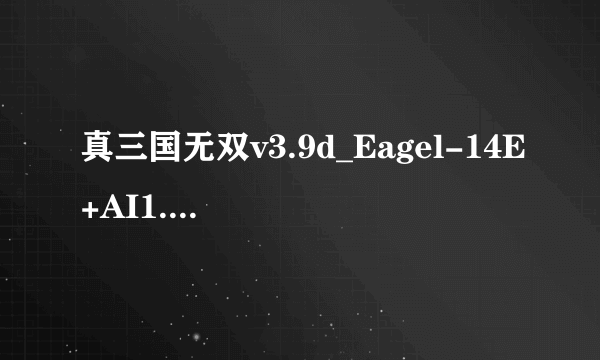 真三国无双v3.9d_Eagel-14E+AI1.3版 口令