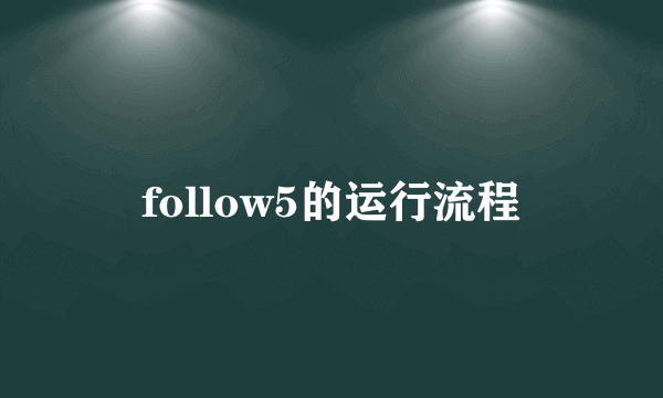 follow5的运行流程