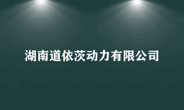 湖南道依茨动力有限公司