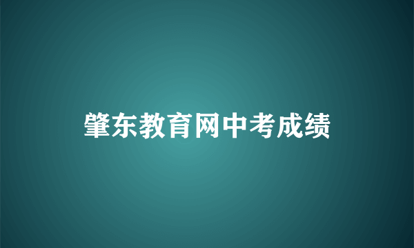 肇东教育网中考成绩