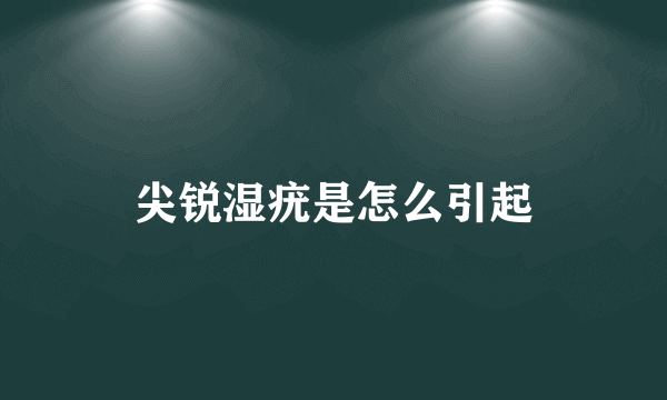 尖锐湿疣是怎么引起