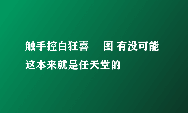 触手控白狂喜 囧图 有没可能这本来就是任天堂的