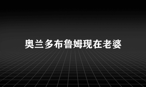 奥兰多布鲁姆现在老婆