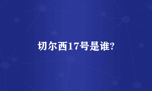 切尔西17号是谁?