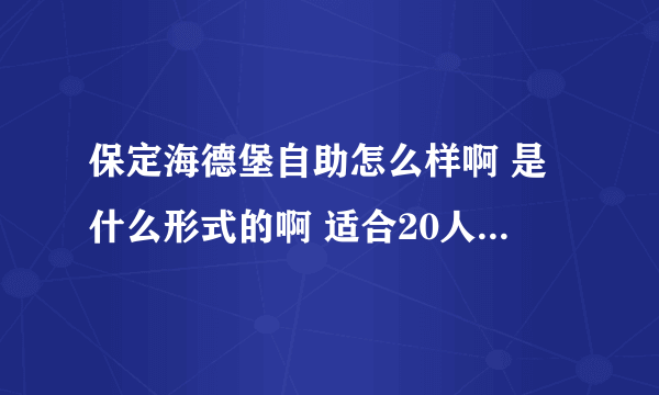 保定海德堡自助怎么样啊 是什么形式的啊 适合20人左右一起去吃吗 吃的怎么样啊 肉多吗