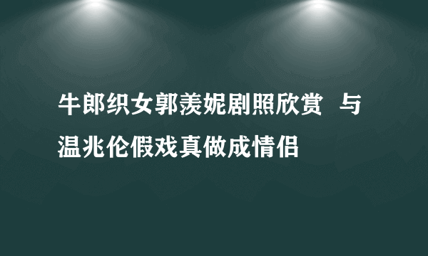 牛郎织女郭羡妮剧照欣赏  与温兆伦假戏真做成情侣