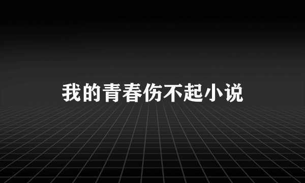 我的青春伤不起小说